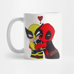 Deapool & Wolverine Funny Design Mug
